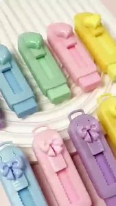 Creative Retractable Pencil Eraser Push-Pull Eraser Revise Supplies