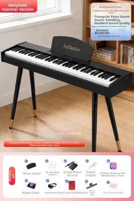BEETHOSTAR | 88-Key Weighted Portable Home Electronic Piano 88 Keys