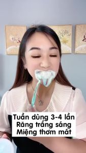Bột Trắng Răng HIH với men vi sinh Răng Trắng Sáng sạch ố vàng mảng bám trắng bật tông dứt điểm hôi miệng