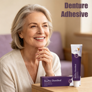oralhoe | Oralhoe Beepro Dentiseal Denture Adhesive Long-Lasting Hold Gap Filling Smooth Flavor Free Gentle Gum Care Dentures Fixing Cream