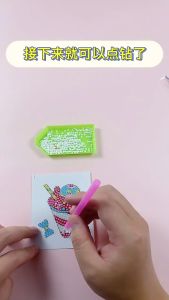 DIY Handmade Diamond Painting Puzzle Toys Handmade material bag for childrens concentration training