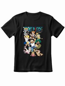 Kaos baju anak gambar ANIME warna hitam usia 1-12 tahun Part 1