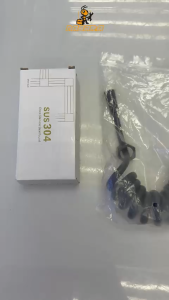 Nasara SUS 304 Black Bathroom Toilet Kitchen Bidet Hand Faucet Replacement Spare Part Accessories Bidet Hose Holder / Aksesori Bidet