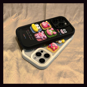 Yijun Is Suitable for Apple 15 Phone Case Stereo Cartoon Sausage Mouth Iphone15promax New Arrival 14pro Fun and Cute 13 Couple 12 Minimalist Transparent 14 Large Hole 11 Silicone Soft Edging