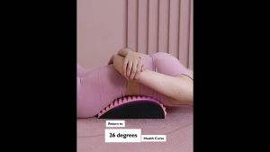 EVA Foam Back MassagerLower Back Stretcher PillowYoga Fitness Lumbar SupportMuscle Relaxation Massage Pillow