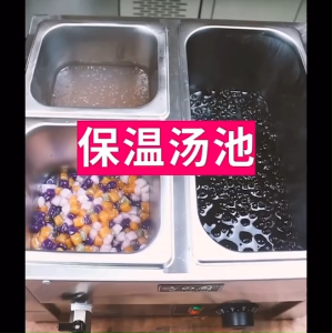 เครื่องอุ่นช็อคโกแลตไฟฟ้าเชิงพาณิชย์ อุ่นไข่มุก สาคู วุ้น เจลลี่เครื่องละลายช็อคโกแลตด้วยน้ำสแตนเลสพร้อมหม้อหลอมละลาย