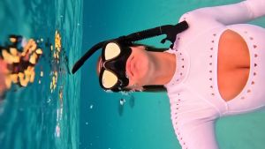 FAST DELIVERY QYQ Kacamata Selam Anti Masuk Air Dan Anti Kabut Scuba Diving Snorkeling with Snorkel