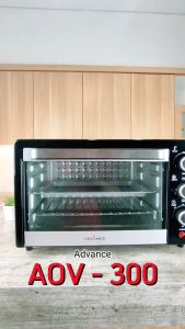 Advance AOV-300 Oven Listrik 20 Liter Low 600 Watt Pemanasan Independen Atas Dan Bawah