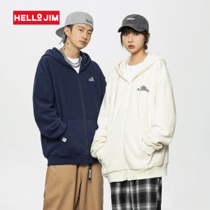 HELLO JIM Polar fleece Hoodies Jacket For Men Winter Jacket 2022 New Style Loose Hoodies Men J3547