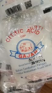 Sitrun/Citrun Acid/Citrun/Sitrun/Asam sitrat / Citrid Acid cap gajah 1 pak isi 20 bungkus 50 gram Citrun Paket 50 Pcs Asam Sitrat Kualitas Tinggi - Lazada