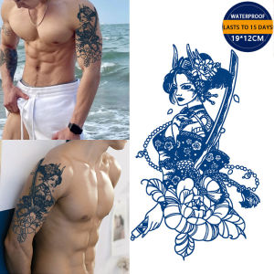 รอยสักสักที่ดินไดเตอร์ 12*19 สักติดทนนาน 15 วันการฟื้นตัว รอยสักกันน้ำติดทนนาน รอยสักชั่วคราวกันน้ำติดทนนาน รอยสักปลอมสติกเกอร์รอยสักพรีเมี่ยม