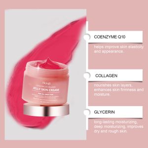 Anti-Wrinkle Light Lines Firming Lines Management Vegan Nourishing Hydrating Moisturizing Face Cream Collagen Jelly Cream胶原蛋白果冻霜