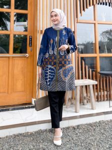 Tunik Batik PREMIUM FULL TRIKOT S M L XL XXL LD 120 Jumbo