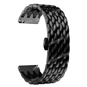 Stainless Steel Watch Bands 20mm 22mm for Huawei for Amazfit Watchstrap for Samsung Quick Release Universal Women Men Bracelets