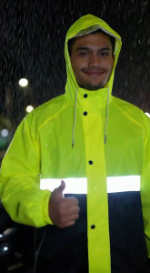 T-ORAS Waterproof Raincoat Set Universal for men rain coat motorcycle Takeaway Rider
