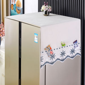 Tấm Vải Phủ Bảo Vệ Máy Giặt Đơn Đôi Cửa Tủ Lạnh Ngăn Bụi Nồi Lò Vi Sóng Hiện Đại Tối Giản Tấm Vải Đa Năng Bền Bỉ