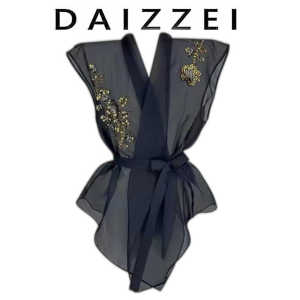 New Chinese Style Luxury Shirtwaist Blouse Summer New Model 3D Heavy Embroidery Belted Top High End Feeling Womens Fashion