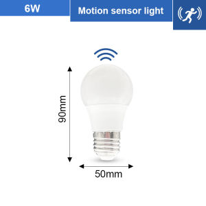 Radar Motion Sensor Light 189-265V E27 LED Lamp Smart Infrared Bulb 6W 9W 12W 15W 18W 20W Working in Night Darkness