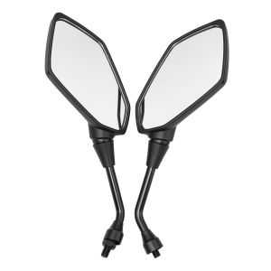 RYSJM | 2pc 10mm Motorcycle Rearview Mirrors Wide Angle Adjustable Side For Kawasaki Versys 650 1000 ER6N ER6F Z650 Z750 Z800 Z900 Z1000