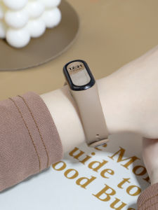 Universal Silicone Wristband for Xiaomi Band 4/5/6/7NFC/8 Summer Sport Smart Watch Band Men Women Waterproof Pure Color