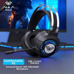 AULA | Tai Nghe Gaming Có Dây Đeo Tai