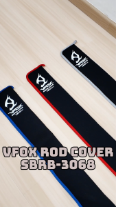 VFOX ROD COVER SBRB-3068Thick and Soft Neoprene Foldable Protect Fishing Rod (100cm-220cm)