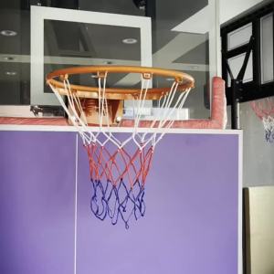 Nylon Standard Basketball Net Hoop Goal Rim for Basketball Stands Durable Sports Equipment for Competitive Games