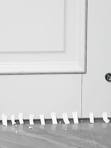 Door Draft Stopper: Cold Air Leaks Gap Filler Bottom Sealing Strip for Soundproofing Insect-Proofing