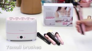 Electric Makeup Brush Cleaner and Dryer Set USB Rechargeable Makeup Brush Cleaning and Drying Machine Beauty Tool Cleaner