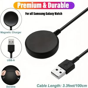 Magnetic Portable Watch Wireless Charger Fast Charging For Samsung Galaxy 8 8Classic 7 6 5 Pro/5/4 Classic/3 USB-A Port