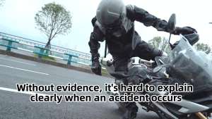 VSYSTO motorcycle bicycle handlebar helmet camera D5S with OLED wired controller full 1080P satrlight night vison GPS TPMS