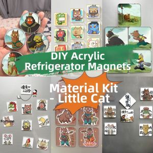 XYBP | Magnetic DIY Sticker Materials Transparent Cube
