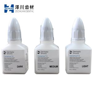 Dentsply Sirona Lab Ceramco 3 คริสตัลทึบแสง 10g ทันตกรรมโลหะ Veneering Porcelain
