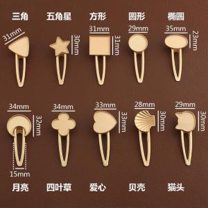 New Chinese Style Hair Clip DIY Materials Package Handmade Embroidery Blue Dyeing Hand Dyeing Fabric Song Jin Accessories