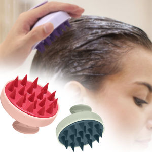 C.three Wet Dry Dual-Use Shampoo Comb Scalp Care Massage Brush Soft Rubber Shampoo Brush