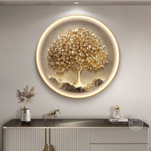 RUIBAHAO | Luxurious Decorative Wall Art Round Design