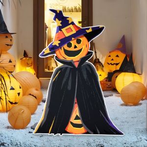 Halloween Atmosphere Decoration Pumpkin Theme KT Board Props Shop Bar Entrance Background Photography Props Festival Supplies