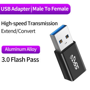NNBILI 90 Right Angle USB 3.0 Extension Adapter Upward Elbow 10Gbps USB Connector For PC Male to Female Extension Plug Converte