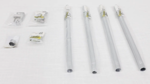 COD New Gold/Silver Curtain Rod Netendable & Adjustable Curtain Rod Thick Set With Screw And Bracket