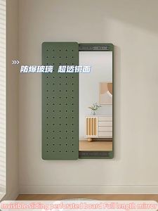 Mirror Wall Hidden Mirror Cermin Panjang Wall Mirror Living Room Cermin Dinding Hiasan Ruang Tamu Mirror With Storage Sliding Mirror