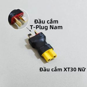 1 Chiếc RC Pin Kết Nối Adapter-XT30 XT60 XT90 T-Cắm TRX Nam Đến Nữ Cho RC LiPo Pin Sạc