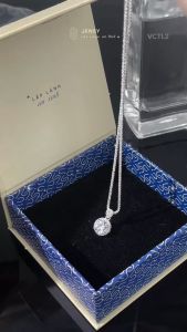 Dây Chuyền Bạc Nữ Cao Cấp JENSY Dây Xù Đính Đá Kiểm Định GIV "Fluffy Flow" VCTL2. Vòng Cổ Bạc Nữ 925