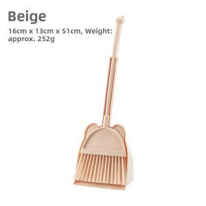 Childrens Broom And Dustpan Set Home Baby Garbage Shovel Child Sweeping Toy Kindergarten Student Cleaning Tools Plastic Material