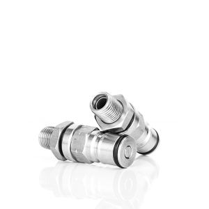 Homebrew 19/32-18"UNF Ball Lock Post 1/4 Inch Thread Bulkhead Assembly BSP Hex Nipple Gas Ball Lock Post Adapter Brewing Beer