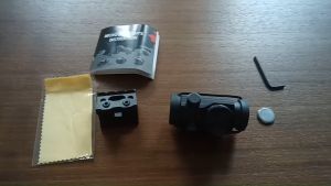 【Shipping From Philippines/COD】100% Original Tactical 3 MOA Red Dot Sight 1X20mm Optical Scope Sight High-quality Sight for 20mm Mount with Free Battery