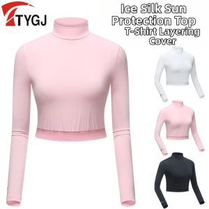 TTYGJ | Golf Wear Summer Sun Protection Cooling Base Layer Tshirt