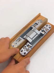 80kg2PCS Invisible Hinges Zinc Alloy 180 Degree Swing Hinge Hidden Door Hinges Concealed Hinges