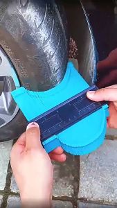 Contour Gauge Profile Gauge Tiling Laminate Tiles Edge Shaping Wood Measure Ruler Contour Gauge