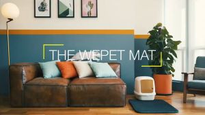 (30-50CM) แผ่นดักทรายแมว พรมดักทรายแมว แผ่นรองทรายแมว พรม 2 ชั้น EVA ช่วยดัก ทรายแมว ที่ติดตามเท้า ใช้งานง่ายทำความสะอาดง่าย แผ่นรองทราย พรม ดักทรายแมว ขนาด ใหญ่