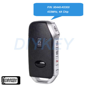 4+1 5 Buttons Smart Remote Car Key Fob 433MHz 4A Chip for KIA Soul 2021 P/N: 95440-K0300